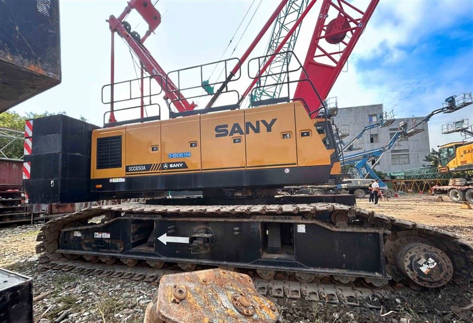 85 TON SANY SCC850A Crawler Crane factory
