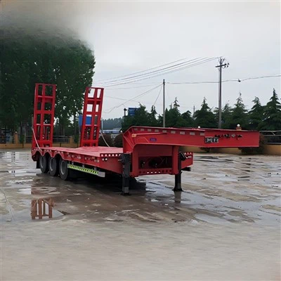 Три-осовина 10- метер полуприколица са ниским креветом